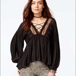 SOLD Free People Black Top